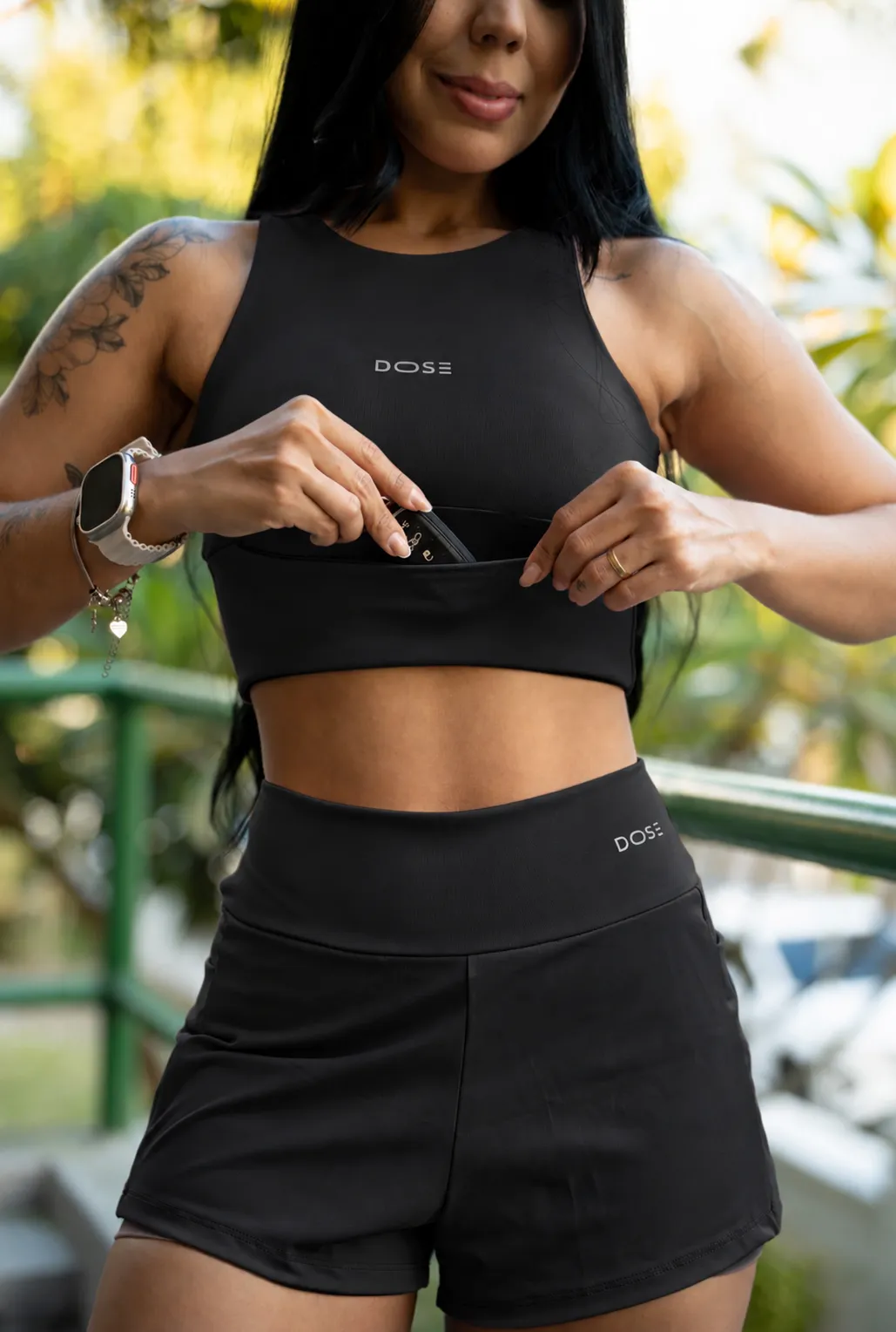 Conjunto Dose Run na cor Preto — imagem 3