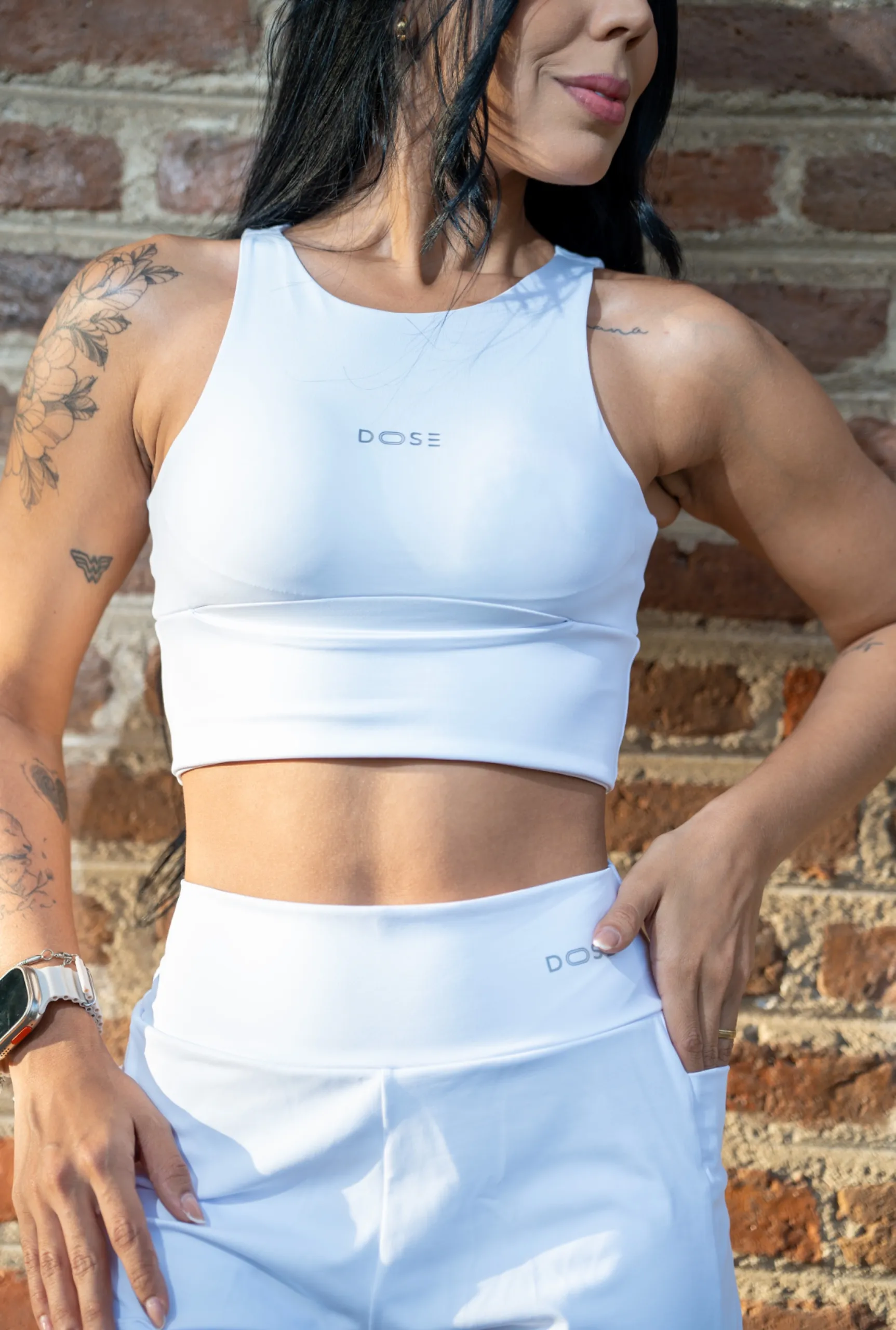 Conjunto Dose Run — Branco