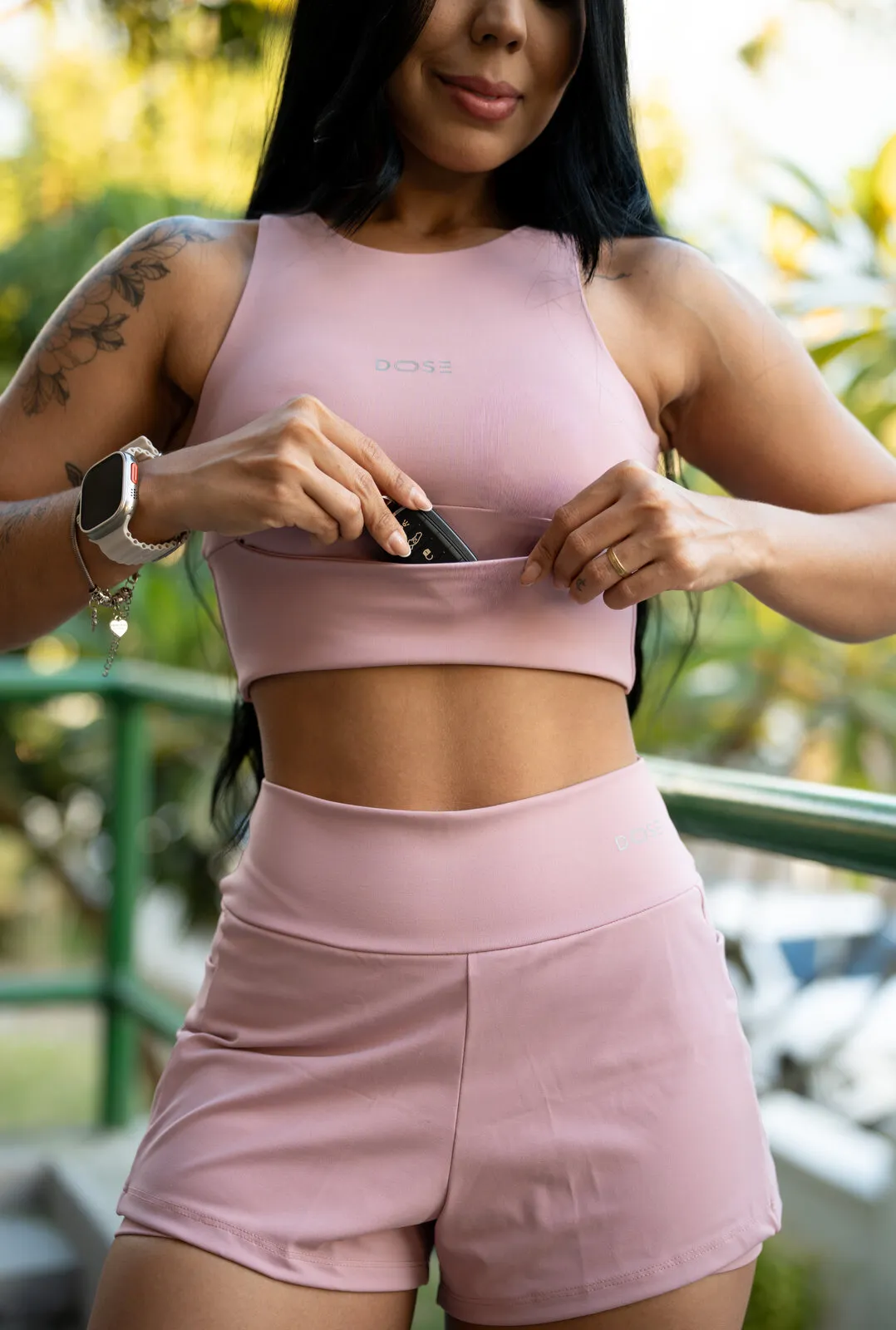 Conjunto Dose Run na cor Rosa Queimado — imagem 2